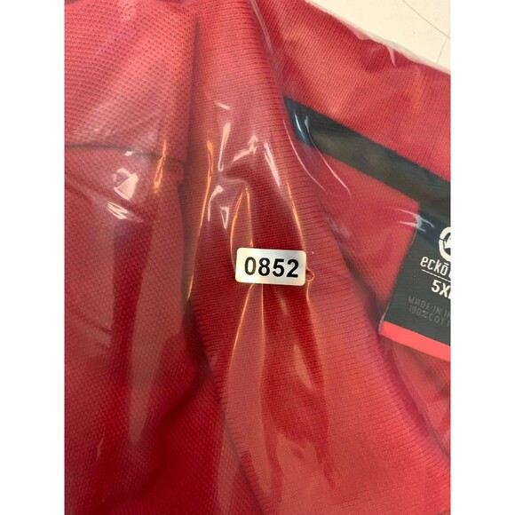 Ecko Unltd Polo Shirt Mens 5XB Short Sleeve Knit Spellout Big Logo Y2K Vintage - Picture 5 of 5